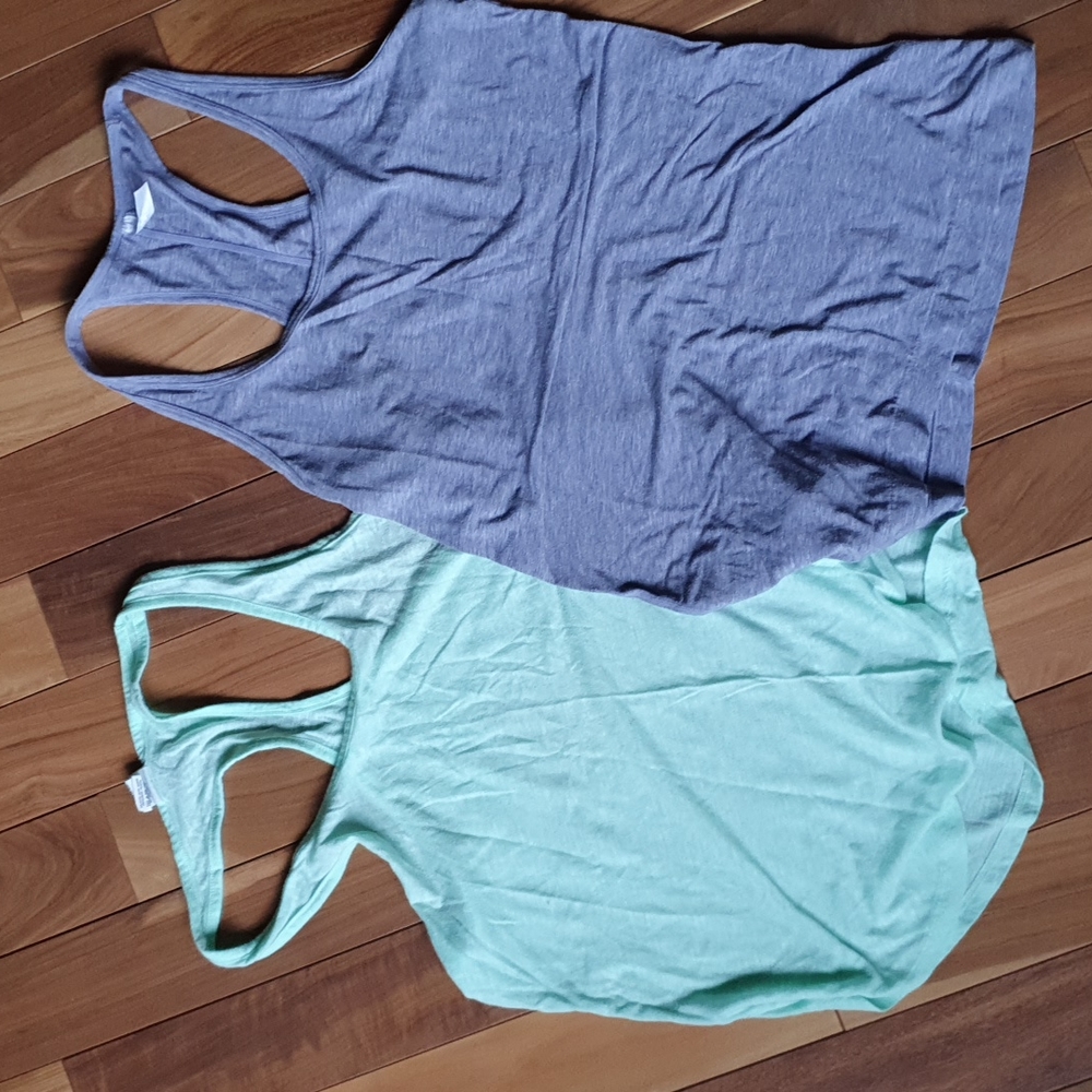 Pink & Gap Fit Racerback Tanks